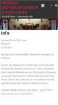 Mobile Screenshot of messiah-lcms.org